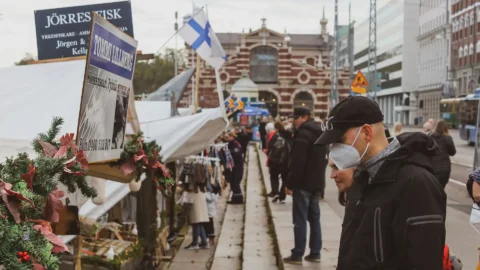 Heringsmarkt in Helsinki