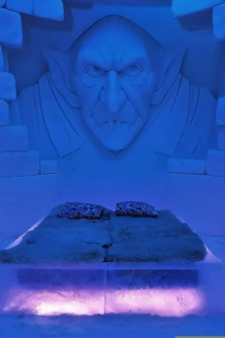 Besuchen Sie das Eishotel in Kolari.